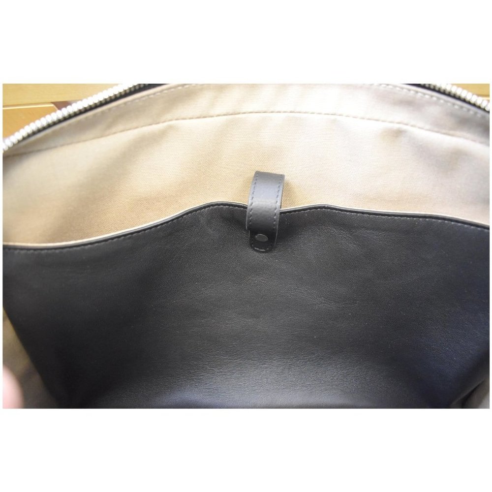 BURBERRY Ainsworth Leather Briefcase Bag Black - Picture 10 of 12